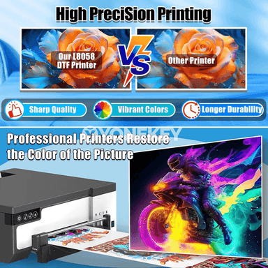 A4 DTF printeri Epson XP600, mata we futbolka üçin çap enjamy