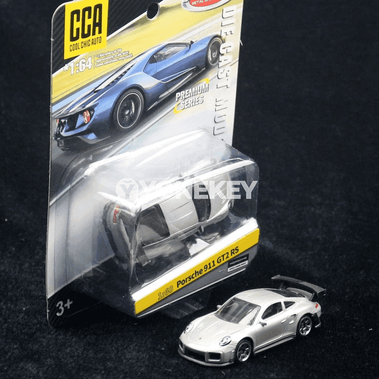 Porsche 911 GT2 RS metal ulag modeli, 1:64, çagalar üçin