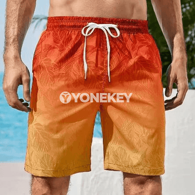 Erkek‑aýal üçin çalt guradyjy tomus şorty, plýaž üçin ýeňil model