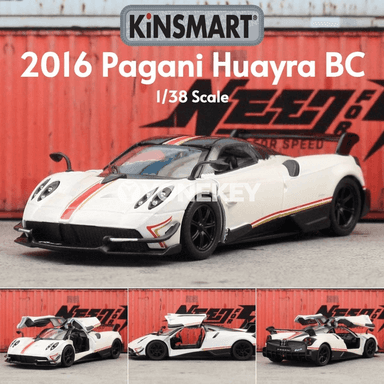 KiNSMART Pagani Huayra BC metal model awtoulag, 1:40, çekilýän