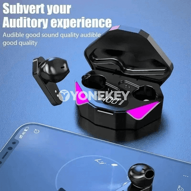 CHUBAN TWS simsiz Bluetooth oýun nauşnigi, mikrofonly