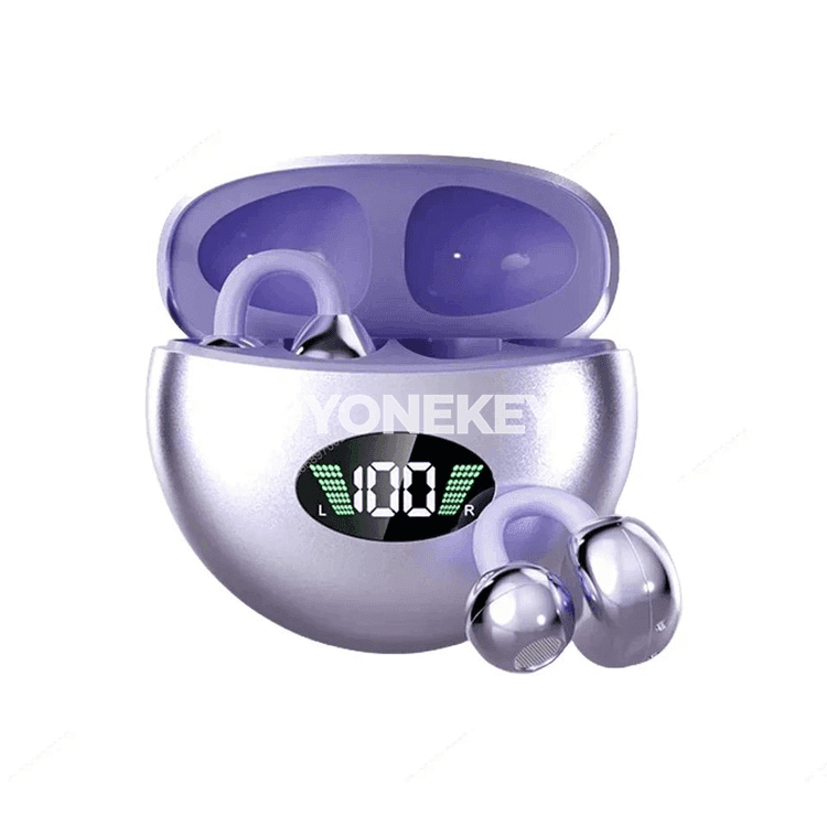 Bluetooth simsiz nauşnik Q71, LED görkeziji, mikrofonly