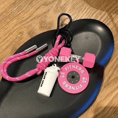 Fitnes brelok toplumy — dambel we sport bezegli