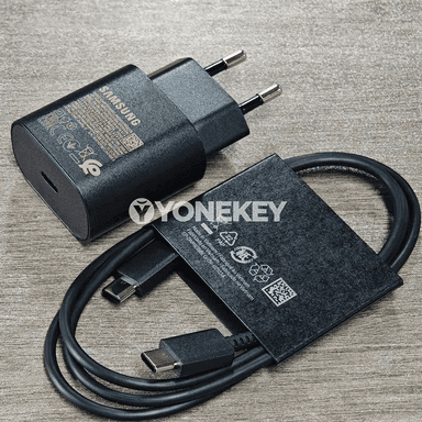 Samsung 25W çalt zarýad beriji adapter, Galaxy üçin