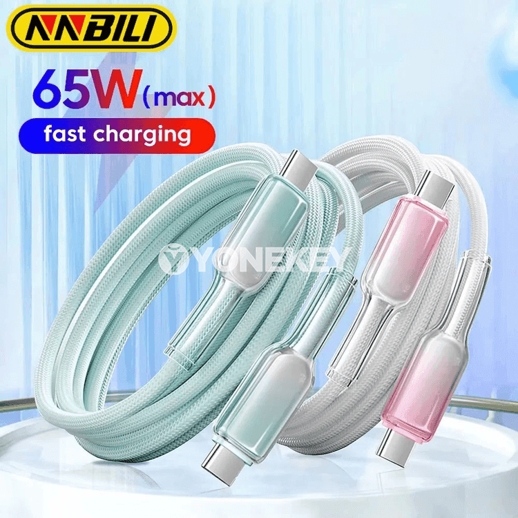 NNBILI PD 65W USB-C bilen USB-C premium zarýad kabeli