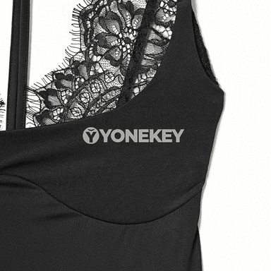 Zenanlar üçin dantelli halter top, tomusky moda görnüşi