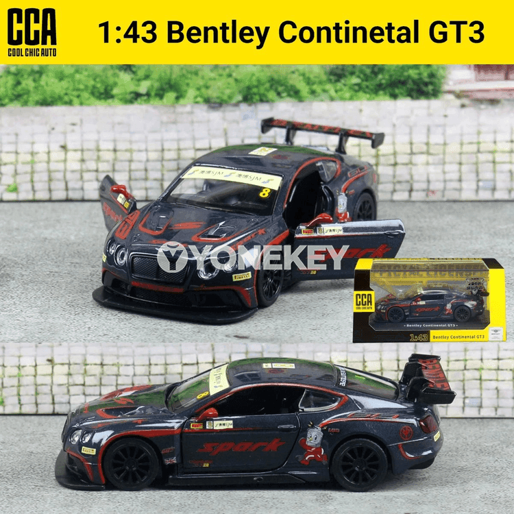 Bentley Continental GT3 1:43 metal model awtoulag oýnawajy