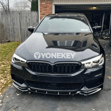 BMW G30/G31 GT stil gara öň bamper splitter lipi, M Sport