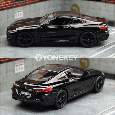 BMW M8 Competition 1:38 diecast model awtoulagy, çagalar üçin sowgat