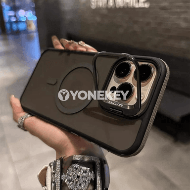 iPhone 11–16 üçin Magsafe magnetli transparent stend gapagy