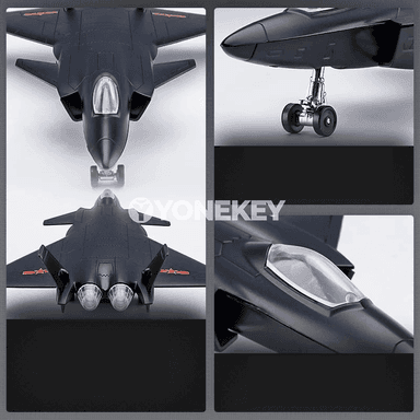Harby uçar modeli, sesli we ýagtylykly metal kolleksiýa oýnawaç