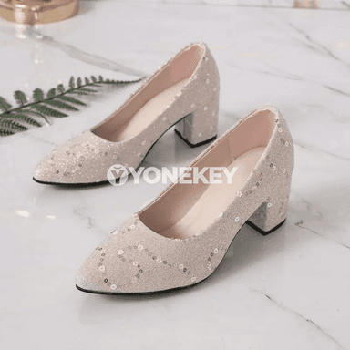 Zenanlar üçin ýaz- güýz täze ýokary ökçeli slip-on köwüşler