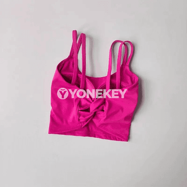 Aýallar üçin sport bra, ýoga we fitnes üçin rahat top