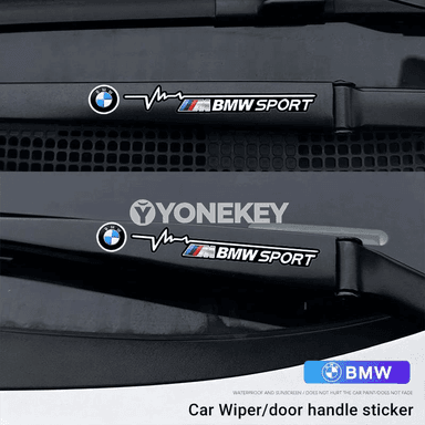 BMW üçin 2 sany awtoulag stikeri, wiper bezeg liýasy