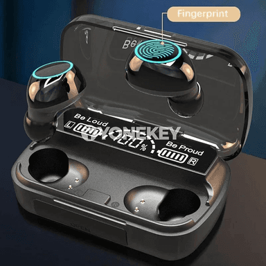 M30 TWS Bluetooth 5.3 simsiz nauşnik, LED ekran, mikrofonly