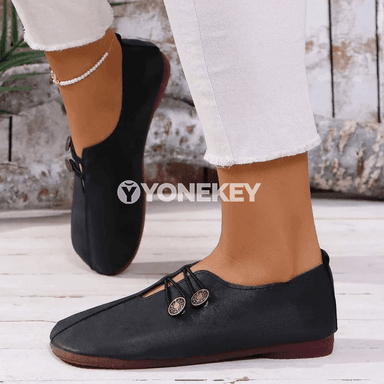Aýallar üçin ýeňil, süýşmeýän, dem alýan loafers — tomus köwüşleri