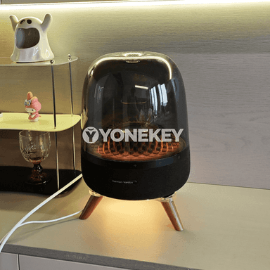 Harman Kardon üçin agaçly, süýşmeýän akustiki stend