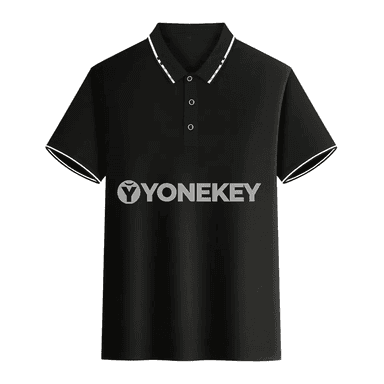 Erkekler üçin ýazky polo futbolka, gysga ýeňli