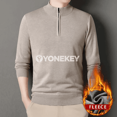 Erkekler üçin ýyly zipli gyş sweatşört