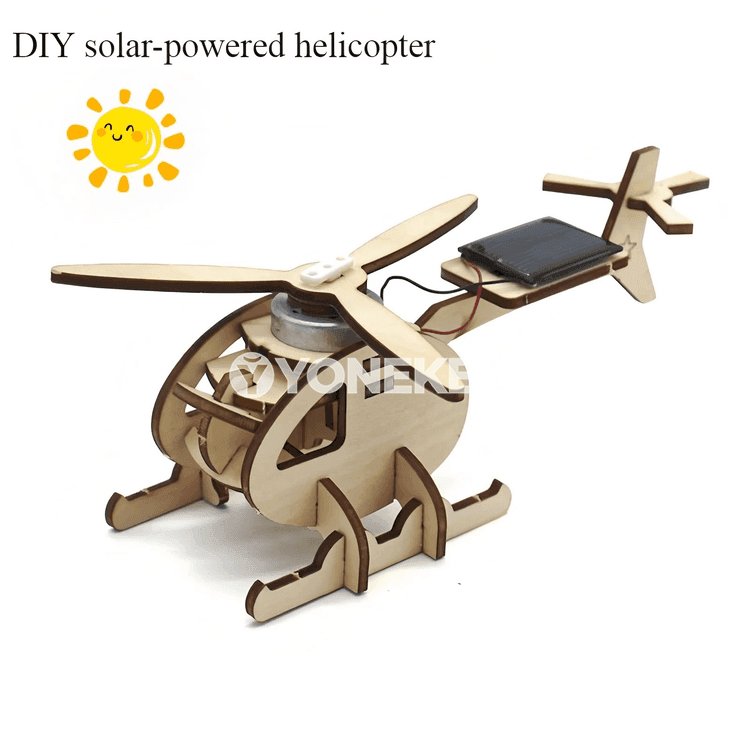 Gün energiýasy bilen işleýän dikuçar modeli, DIY ýygnalýan oýunjak