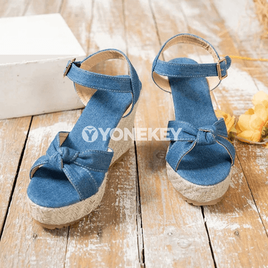 Zenanlar üçin moda platformaly sandal, kanwa ýazky ýeňil aýakgap