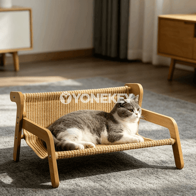 Pişik üçin sisal dyrnaçaklaýjy ýatyş düşegi