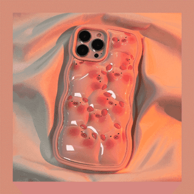 "Pink piggy" brendli iPhone modelli telefonlar üçin niýetlenen çehol.