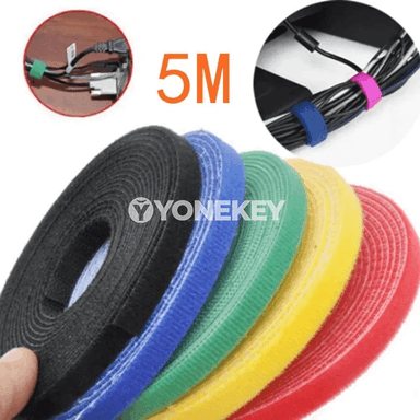 Nylon kabel daňyjy lenta, gaýtadan ulanylýan 1.5 m rulon