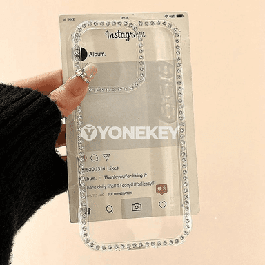 iPhone üçin açyk ýalpyldawuk TPU gorag gapak