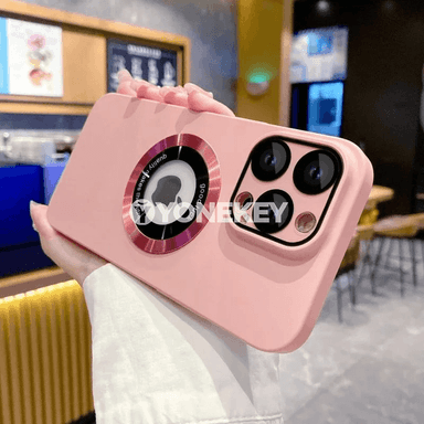 iPhone 11–16 üçin magnitli simsiz zarýadly silikon gapak