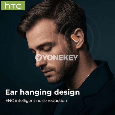 HTC NE10 Bluetooth 5.3 simsiz açyk gulak nauşnikler, sport üçin rahat