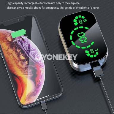 TWS simsiz Bluetooth gulaklyk, mikrofonly we zarýad gaply
