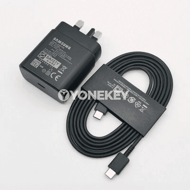 Samsung 45W UK kuwwatly çalt zarýad beriji Type-C adapter