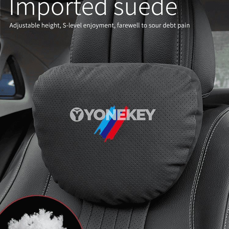 BMW üçin ýumşak boýun daňyjy ýassyk – headrest we lombar goldawy