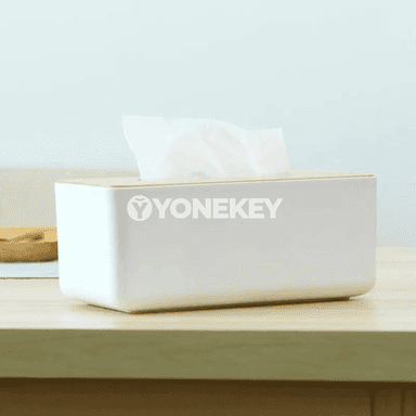 Plastik salfet gutusy, aga gapakly kwadrat organizator