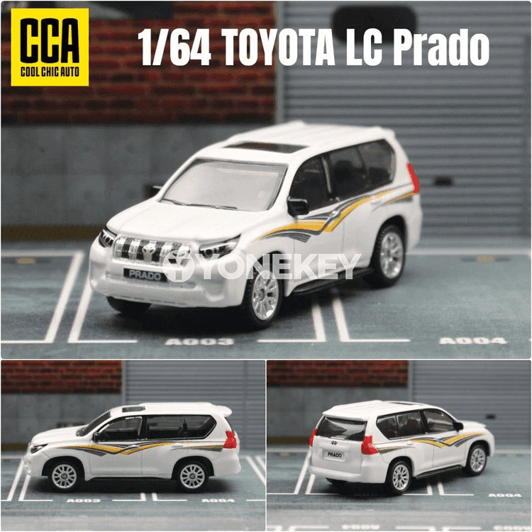 TOYOTA Prado 1:64 metal model awtoulag, kolleksiýa üçin