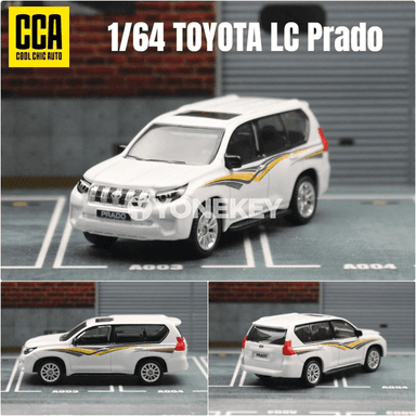 TOYOTA Prado 1:64 metal model awtoulag, kolleksiýa üçin