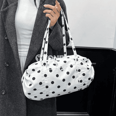 Zenanlar üçin ýeňil polka nokatly uly sygymly tote sumka