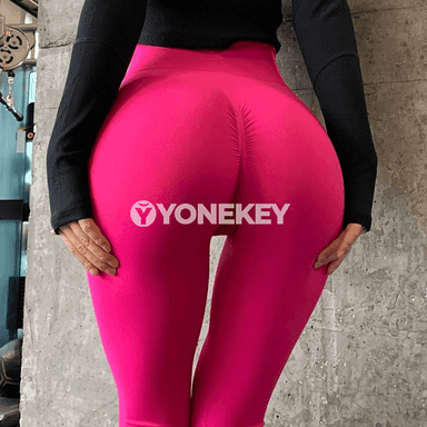 Aýal-gyzlar üçin ýokary elastik yoga balaklary, fitnes leggins