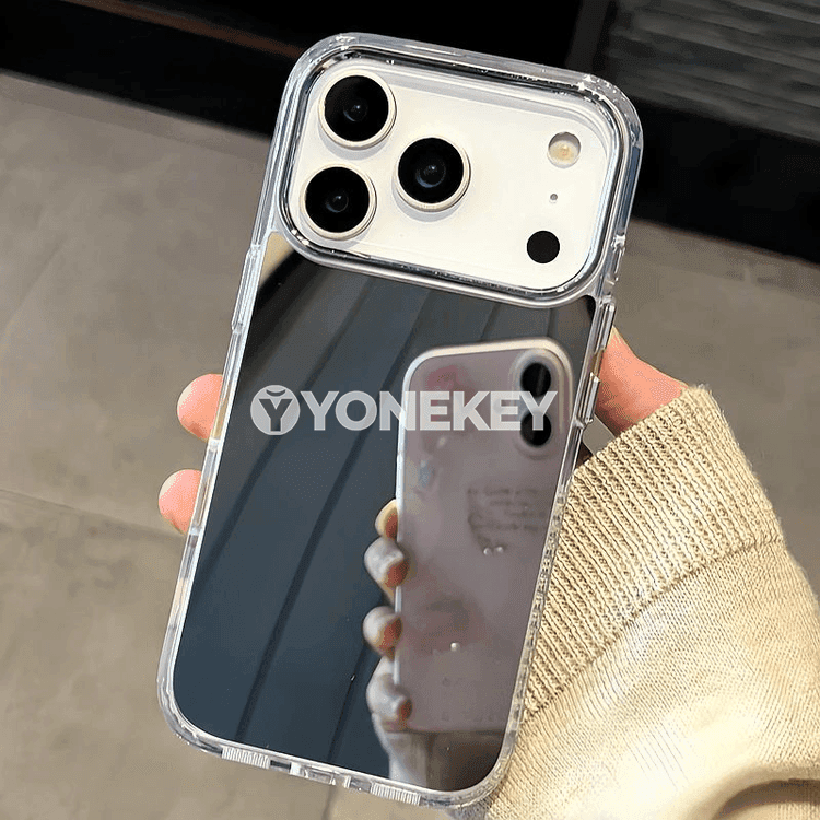 iPhone üçin aýna ýüzli akril gapak — zarbadan goragly, ýuka dizaýn