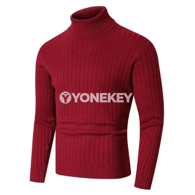 Erkekler üçin ýyly golf switer — dürli reňkler, ýeňil rahat görnüş