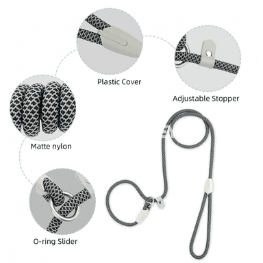 Itler üçin sazlanýan nylon ýüpli ýüp we harness, ýeňil
