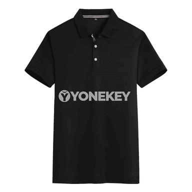 Erkekler üçin ýazky polo futbolka, gysga ýeňli, uly ölçegler