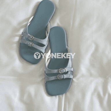 Zenanlar üçin açyk burunly rahat tekiz slipper aýakgaplar