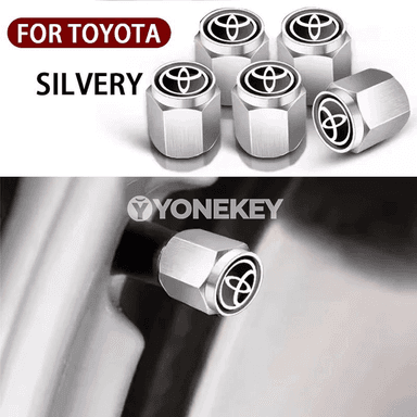 Toyota üçin teker klapan gapaklary, 5 sany tozan goragly