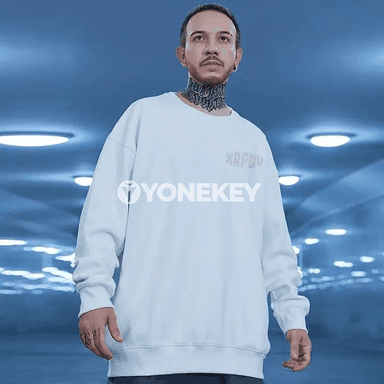 Erkekler üçin oversized sport switeri, reňkli avatar çaply