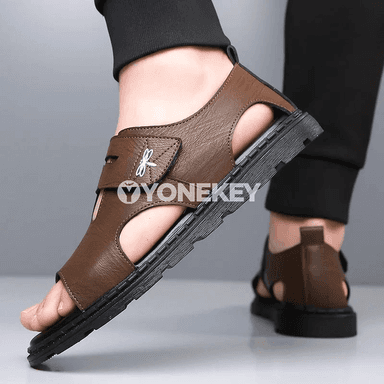 Erkekler üçin roman sandal, ýumşak tabanly, gündelik we rahat
