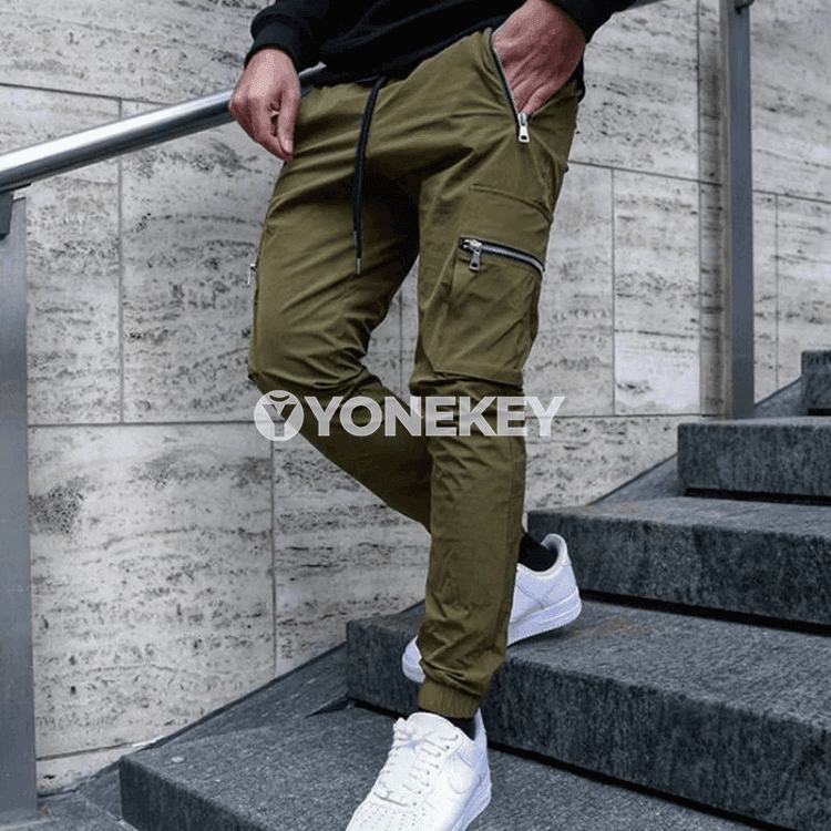 Erkekler üçin kamuflýaj sport jalbarlary, ýeňil, çalt gurýan, uzyn görnüş