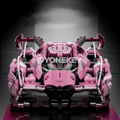 1:14 gülgüne gurluşyk blokly roadster, RC tehnologiýaly sport modeli