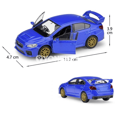Subaru Impreza WRX STI 1:36 metal maşyn modeli
